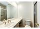 Bathroom with shower, toilet and vanity at 14393 E Marina Dr, Aurora, CO 80014