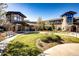 Community clubhouse with landscaping and walkways at 14393 E Marina Dr, Aurora, CO 80014