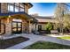 Community building exterior with stone and wood accents at 14393 E Marina Dr, Aurora, CO 80014