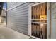 Protected entryway and front door with view into the living area at 3482 S Eagle St # 102, Aurora, CO 80014