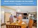 Cozy living room featuring a fireplace, dining area, and access to the outdoors at 3482 S Eagle St # 102, Aurora, CO 80014