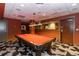 Relaxing game room features a pool table, modern lighting, and stylish decor, ideal for leisure at 1521 Ski Hill Rd # 8318, Breckenridge, CO 80424
