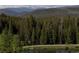 Breathtaking landscape view featuring vibrant green forestry, blue mountains, and a body of water at 1521 Ski Hill Rd # 8318, Breckenridge, CO 80424