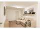 Finished basement with sectional sofa and plenty of space at 22311 E 38Th Pl, Aurora, CO 80019