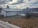 House backyard with a white fence at 6397 Ute Hwy, Longmont, CO 80503