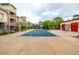 This community pool is covered for the off season, and has ample space for community members at 4100 Albion St # 523, Denver, CO 80216