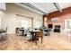 The community room is equipped with a cozy fireplace and multiple seating options at 4100 Albion St # 523, Denver, CO 80216