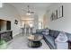 Spacious living room connects to a kitchen with bar seating at 4108 S Rifle Way, Aurora, CO 80013