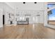 Modern kitchen with white cabinets and an island at 30410 E 161St Ave, Brighton, CO 80603