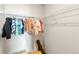 A walk-in closet featuring wire shelving for organization at 7232 Shavano Ave, Frederick, CO 80504