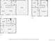 Overview of all three floor plans including kitchen, living room, bedrooms, and Gathering room at 10457 Owens Cir, Broomfield, CO 80021