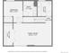 Floor plan displays Gathering room, bedroom, walk-in closet, utility, bath, and hall at 10457 Owens Cir, Broomfield, CO 80021