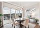 Elegant dining area with mountain views, perfect for hosting Gathering and friends at 6586 S Lewis Ct, Littleton, CO 80127