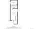 Detailed floor plan showcasing the layout with dimensions of the home's first floor at 1833 E Jewell Ave, Denver, CO 80210