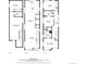 Detailed floor plan showcasing layout with dimensions of all three floors at 1833 E Jewell Ave, Denver, CO 80210
