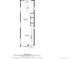 Detailed floor plan showcasing the layout with dimensions of the home's second floor at 1833 E Jewell Ave, Denver, CO 80210