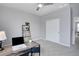 Bedroom features a desk, a closet and plush carpeting throughout at 11568 Dewey St, Parker, CO 80138