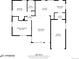 Detailed floorplan showcasing the layout of the bedrooms, bathrooms, kitchen, living room, dining area, and garage at 8240 Grandview Ave, Arvada, CO 80002
