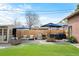 Landscaped backyard offering comfortable seating and ample space for outdoor enjoyment at 3336 W 35Th Ave, Denver, CO 80211