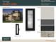 Selection of exterior finishes including the home's elevation, lighting fixture, front door, gray siding, and masonry at 4444 W 28Th Ave, Denver, CO 80212