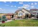 Landscaped backyard with a lush lawn, a cozy gazebo, and ample space for outdoor enjoyment at 4293 Clover Ln, Brighton, CO 80601