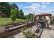 This backyard is designed for relaxation and entertaining at 4293 Clover Ln, Brighton, CO 80601