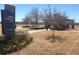 Community park with a sign reading 'Thomas Donelson Park', offering green space and recreational opportunities at 4293 Clover Ln, Brighton, CO 80601