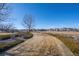 Landscaped park with walking path and various homes in the background at 19603 E 63Rd Pl, Aurora, CO 80019