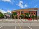 Eaglecrest High School's modern architecture on display from the parking lot at 21833 E Quincy Pl, Aurora, CO 80015