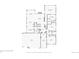 Detailed floorplan showcasing the layout of the home, including the kitchen, living room, bedrooms, and bathrooms at 461 Saber Creek Dr, Monument, CO 80132