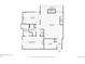Floor plan showing the layout of the primary bedroom, kitchen, Gathering room and back deck at 23566 Pondview Pl # F, Golden, CO 80401