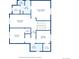 Detailed floor plan showcasing the layout of the second floor of the house with dimensions at 10207 Xanadu St, Commerce City, CO 80022