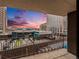 Balcony view showcasing vibrant city landscape and colorful skies at 1020 15Th St # 7A, Denver, CO 80202