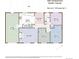 Detailed floor plan of 3545 Cloverleaf Drive showing layout of the home, including the living spaces and bedrooms at 3545 Cloverleaf Dr, Boulder, CO 80304