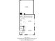 Floor plan of the main floor features kitchen, dining room, living room, bath, and garage at 21392 E Stroll Ave, Parker, CO 80138