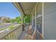 Inviting front porch with comfortable seating, ideal for relaxing and enjoying the neighborhood views at 21392 E Stroll Ave, Parker, CO 80138