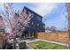 Modern home backyard with a patio and landscaped backyard at 4454 Utica St, Denver, CO 80212