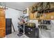 A dedicated workshop provides ample storage and workspace, ideal for hobbies and DIY projects at 176 W Elm St, Elizabeth, CO 80107