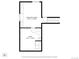 Basement floorplan containing a recreation room and a utility room with appliances at 9816 Garwood St, Littleton, CO 80125
