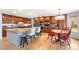 Beautiful kitchen with large center island, stainless steel appliances, and breakfast nook for casual dining at 2345 Spotswood Pl, Boulder, CO 80304