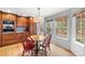 Bright breakfast nook area in the kitchen with natural light and cozy seating at 2345 Spotswood Pl, Boulder, CO 80504