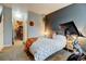 Spacious main bedroom with a walk-in closet and contemporary décor at 8369 S Independence Cir # 205, Littleton, CO 80128