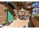 Private patio features outdoor seating, grill, and lush greenery at 930 Acoma St # 108, Denver, CO 80204