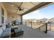 Outdoor deck with lounge seating, grill, and panoramic views of the neighborhood at 8172 S Langdale Way, Aurora, CO 80016