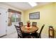 Bright dining area with a round table and four chairs near a window at 1282 S Troy St, Aurora, CO 80012