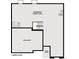Floor plan displaying an unfinished basement area at 2525 Lupton Ln, Lafayette, CO 80026