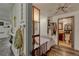 Inviting bedroom with a view to the ensuite bathroom at 1243 Gaylord St # 410, Denver, CO 80206