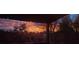 Stunning sunset view from the balcony of the house, highlighting the natural light and serene setting at 1243 Gaylord St # 410, Denver, CO 80206