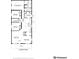 Detailed floor plan showcasing the layout of the bedrooms, bathrooms, kitchen, and living spaces at 2019 S Fox St, Denver, CO 80223