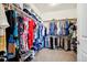 Spacious walk-in closet with plenty of storage shelves and hanging rods at 23545 E Phillips Pl, Aurora, CO 80016